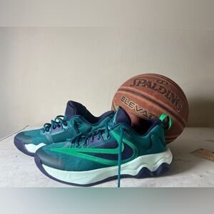 Nike Sneakers Teal, Green & Purple Low-Top